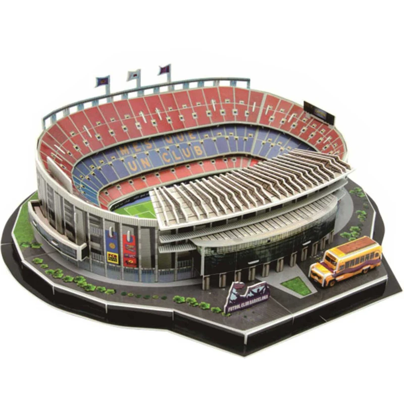 3д стадионы. 3d пазл стадион Camp nou. Стадион Барселоны 3 d. Камп ноу в 3 д.