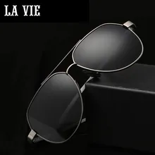 LA VIE, поляризационные, классический дизайн пилота, модные мужские солнцезащитные очки с покрытием, мужские солнцезащитные очки для подарка, Oculos De Sol Gafas LVA302