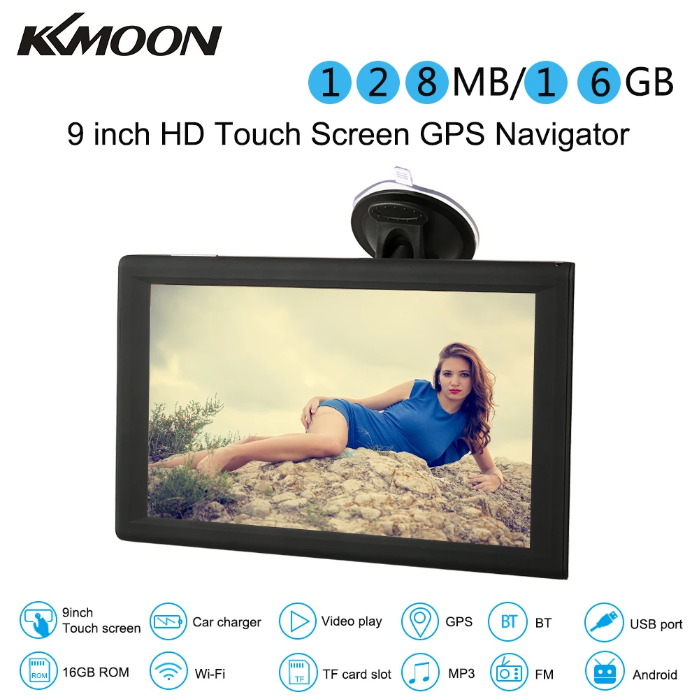 

KKmoon 2Din 9inch Car Tablet GPS Navigation Car Android Smart System 16GB Car Stereo Audio Player Multimedia Player Wi-Fi
