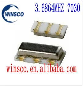 

200PCS/LOT 3.6864MHZ 100% New crystal oscillator CSTCC3M6864 7030 ONE PACKING