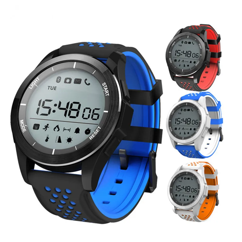 

New Men watch Waterproof Pedometer Fitness Tracker Smartwatch with Remote Camera Bluetooth for Android IOS F3 Smart Watches