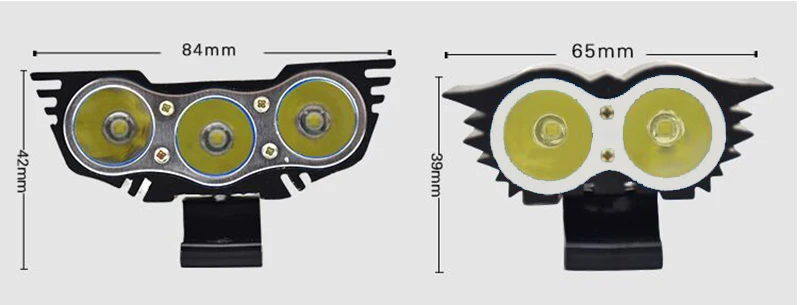 Мотоцикл Сова 3LED 2LED фар к рулю мотоцикла велосипеда 12V 20W Супер яркие противотуманные фары Дневные Фары Лампы 1200LM мотоцикл головы огни прожекторы налобный фонарь