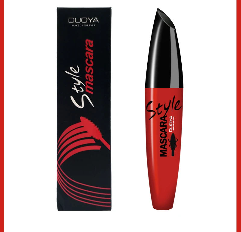 DUOYA Curling Mascara 3d Fiber Thick Black Ink For Lashes Waterproof Korea Lash Mascara Cosmetic Natural Eyes Makeup (5)