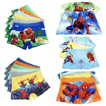 Крутые детские трусы, 5 шт. трусы для мальчиков хлопковые трусы с рисунком Человека-паука для мальчиков, шорты детские трусики детское нижнее белье От 3 до 11 лет