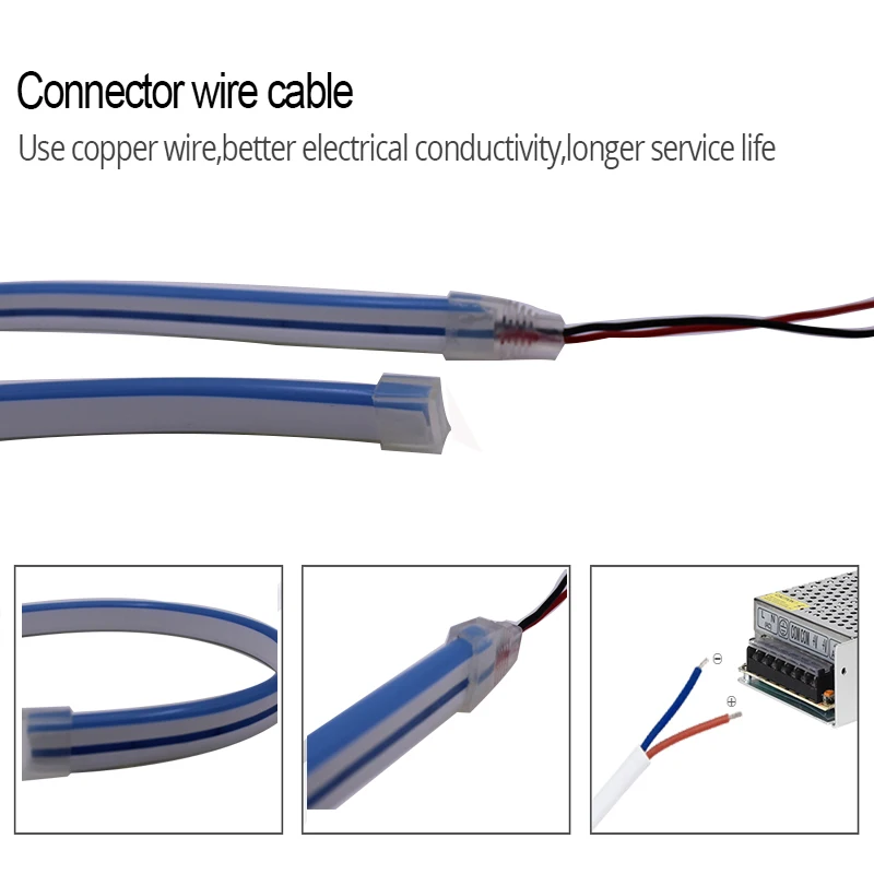 DC12V светодиодный ленты SMD 2835 120 светодиодный s/m Flex Неоновый свет 2,5 см можно резать Водонепроницаемый крытый и открытый светильник ing слова синхро-адаптер длиной 1 м/2 м/3 м/5 м/10 м