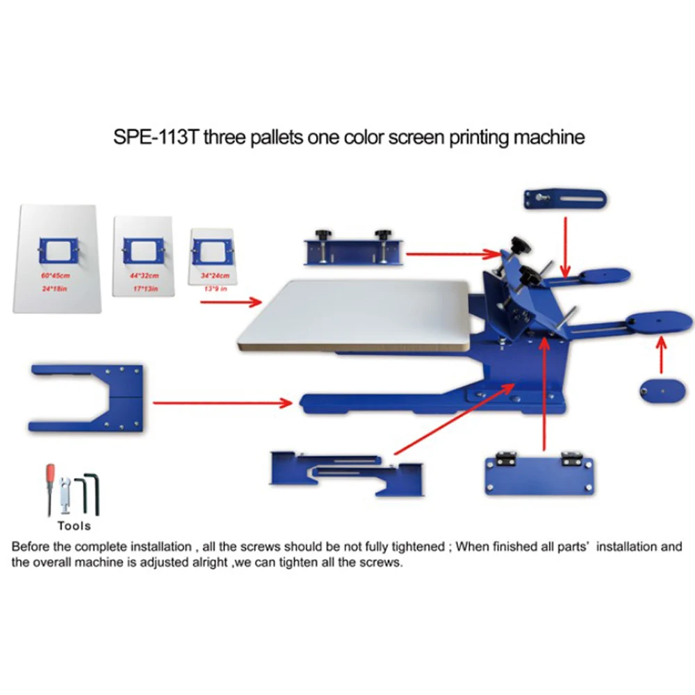 New Design Silk Screen Printing Machine for t-shirts