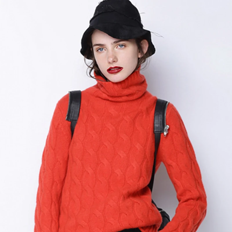 Cena GABERLY grube miękkie kaszmirowe elastyczne swetry i swetry damskie jesienne zimowe Sim sweter sweter damski sweter z dzianiny marki