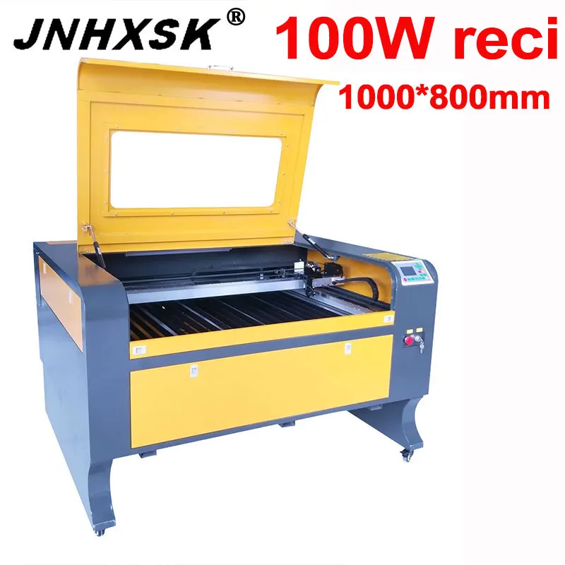 JNHXSK 100 Вт reci 1080 лазерный гравировальный станок для резки лазерный Резак деревообработка акриловая кожа cnc ruida система управления