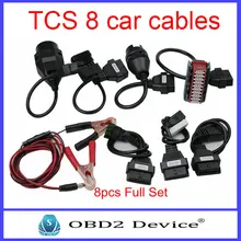 For TCS CDP Pro Cars Cables Diagnostic Interface Tool Full set 8 Car Cables Free For autocom tcs CDP cable car Scanner