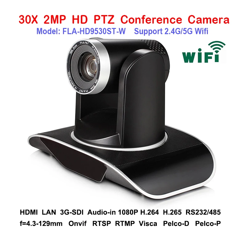 2 0 мегапикселей 1080P/60Fps вещание PTZ WIFI IP камера 3G-SDI DVI для видео аудио медиа системы |
