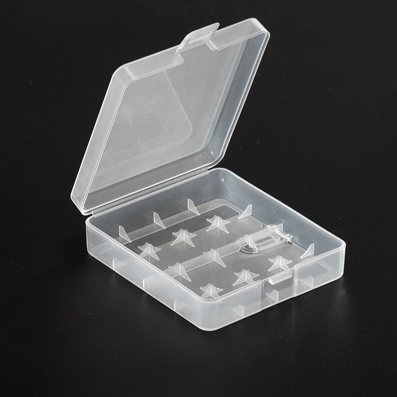 

Battery Storage Boxes Four slots Holder for 18650 18500 14500 Battery Case Plastic Hard Case Battery Container Bag X03