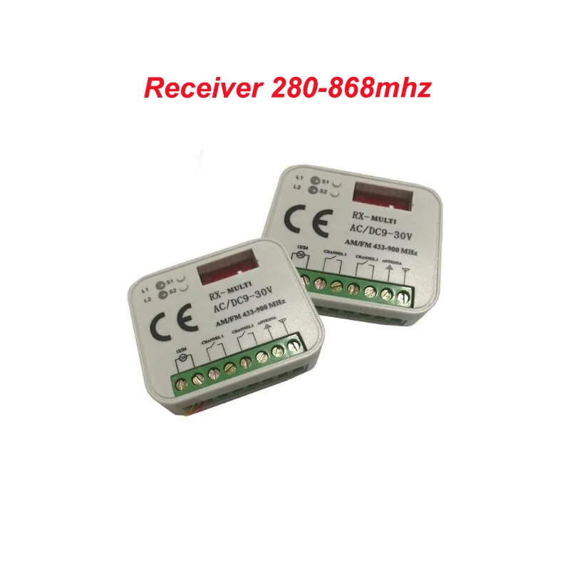 

2pcs Gate Garage Door Hand Remote Control for FAAC XT2 868 SLH 868.35MHZ receiver free shipping