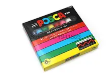8 Шт./лот Uni Posca PC-5M Маркером-Fine Tip-1.8mm-2.5mm