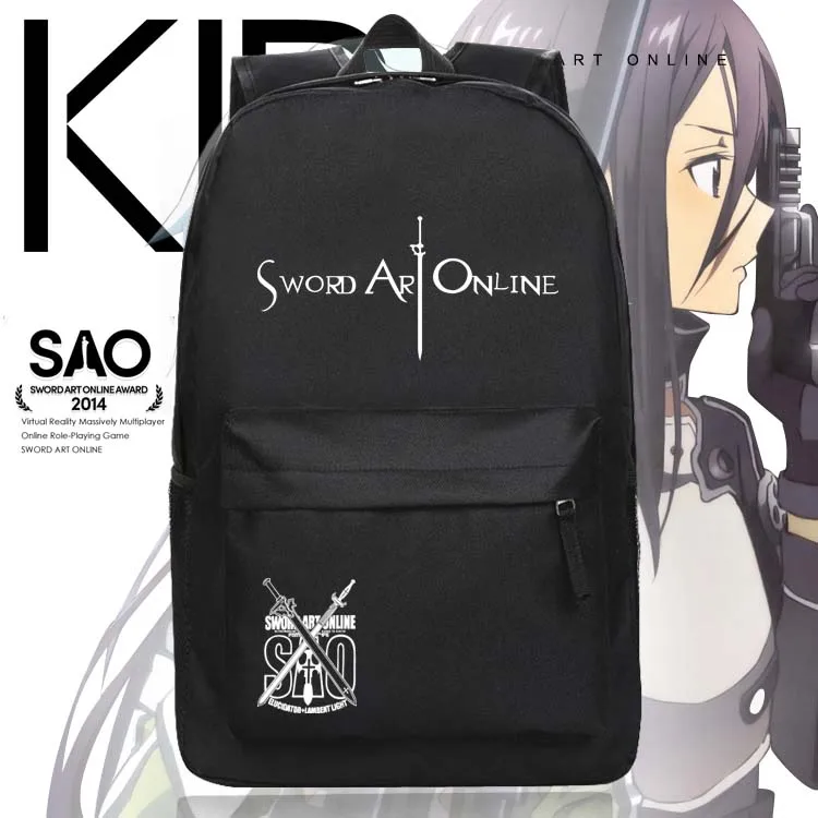 Рюкзак с принтом Аниме Косплей Sword Art Online нейлоновая школьная сумка унисекс|bag