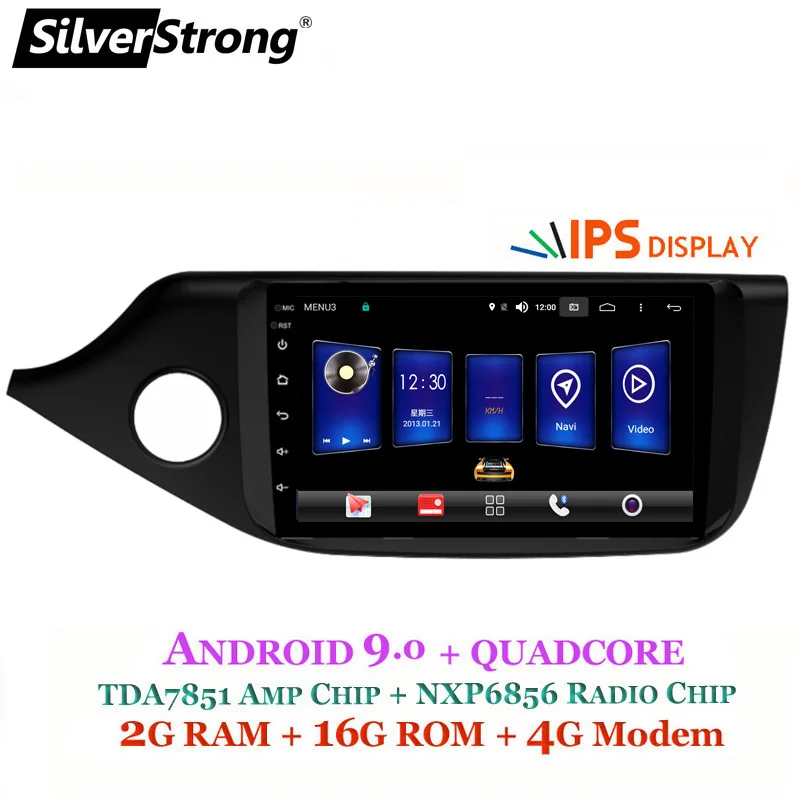 Perfect SilverStrong Android9.0 IPS Car Radio For KIA Ceed Android 2012-2016 Cee