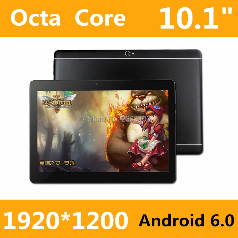 New design 10 1 Inch Original 3G phone tablet 8 Core pc tablet Android 6 0