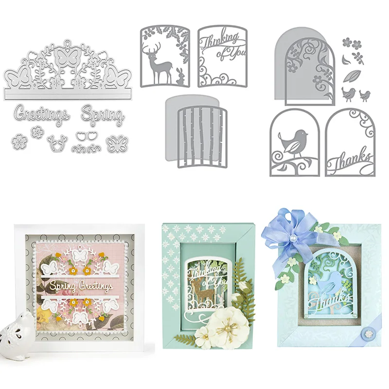 

Spring Beauty Metal Cutting Dies Stencil For DIY Scrapbooking Decorative Embossing Paper Cards Die Cutting Template Handcrafts