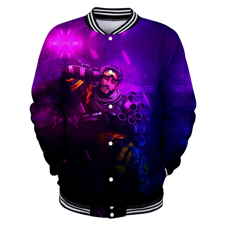 aikooki Men Hoodies cotton Autumn 3D baseball suit Fashion Sweater Hoodies Sweatshirt Regular Anime Clothes Plus