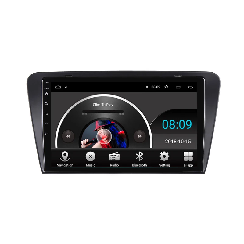 Clearance 9" 2.5D IPS Android 8.1 Car DVD Multimedia Player GPS For Skoda Octavia 3 2015 2016 2017 audio car radio stereo navigation WIFi 12