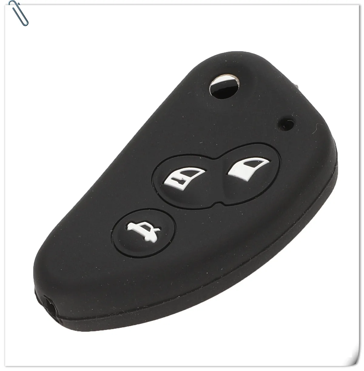 Keyforkess 30pcs 2/3 pulsanti copertura chiave auto in gomma siliconica per Alfa Romeo 147 166 156 JTD TS GT protezione custodia pieghevole pieghevole -