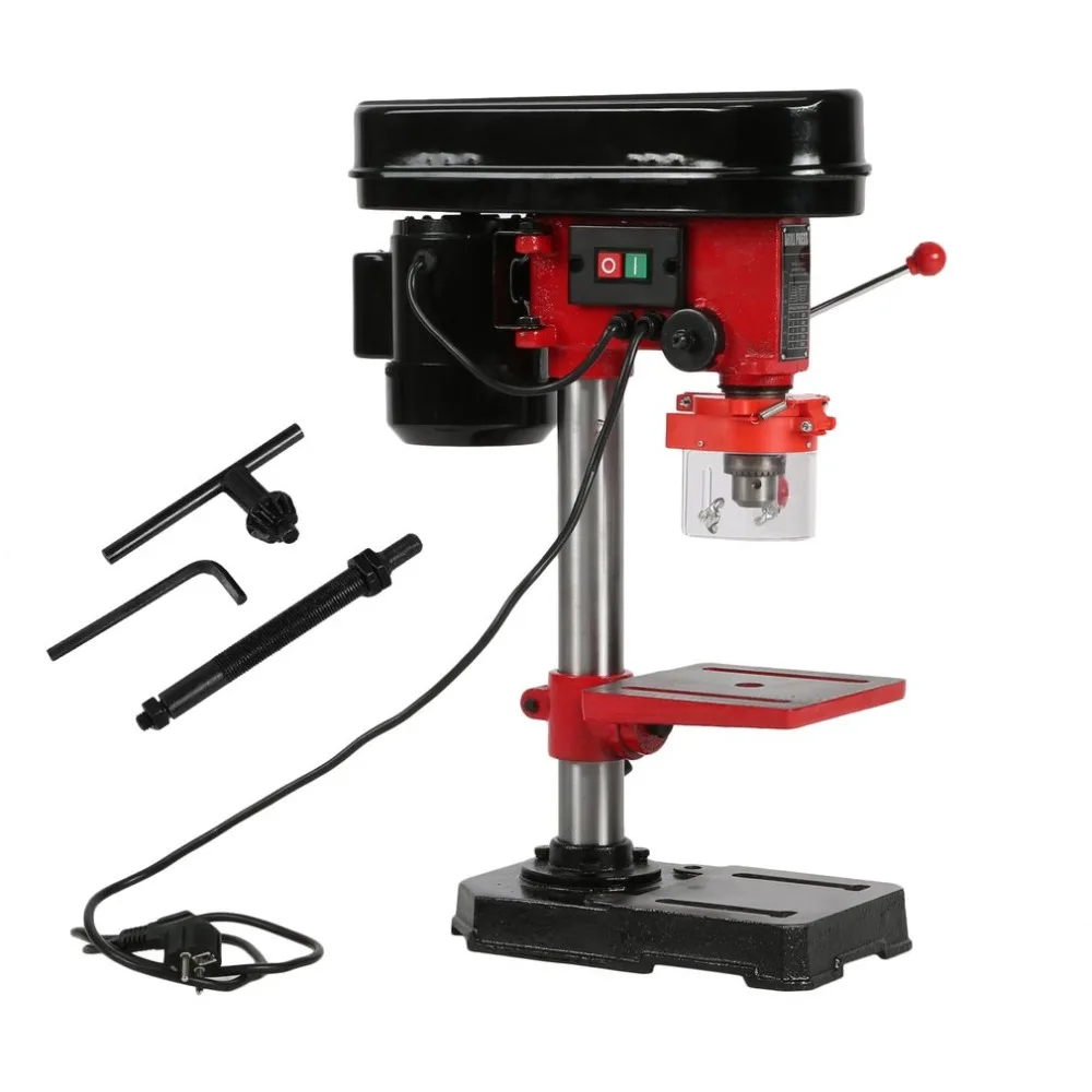

5-Speed Level Powerful 350W DIY Bench Drill Professional High Speed Bench Machine Table Bit Drilling Chuck 1.5-13mm Spindle 50mm