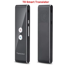 Портативный голосовой смарт-переводчик 40 язык двухсторонний в режиме реального времени переводчик языка Bluetooth беспроводной переводчик для путешествий