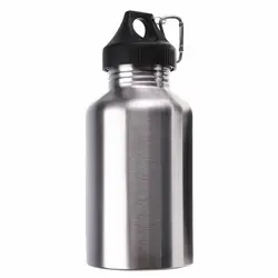 5x(2000 мл Нержавеющая сталь бутылка питьевой воды Велоспорт Кемпинг Пеший Туризм серебро