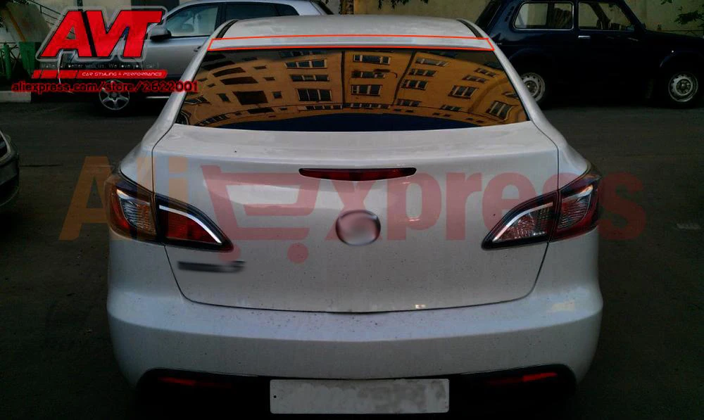

Canopy for Mazda 3 Sedan 2009-2011-2013 on the rear window car styling decoration tuning sport car style sport car-styling