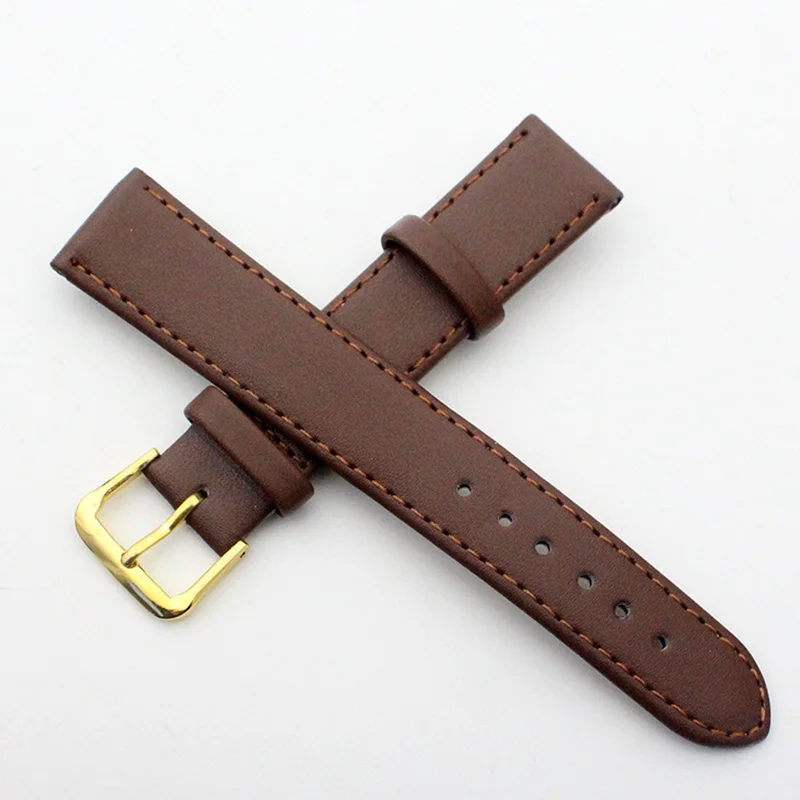 

2 Set 8-22MM Width PU Leather Watch Strap Band Watchband Watch Accessories GDD99