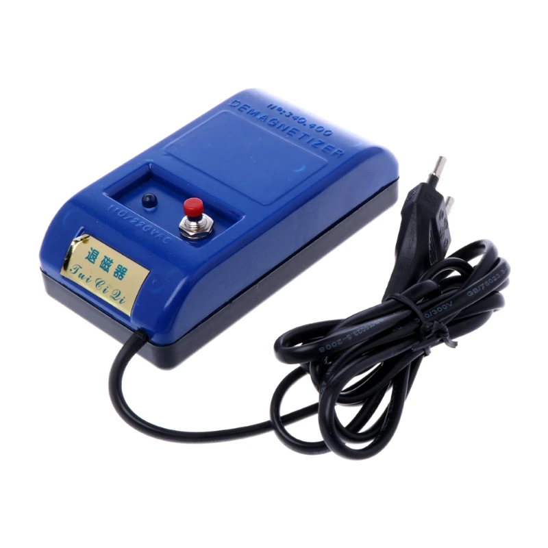 Relógio de Reparação Chave de Fenda Pinças Elétrica Desmagnetizador Desmagnetize Ferramenta Plug ue Apenas 220 v