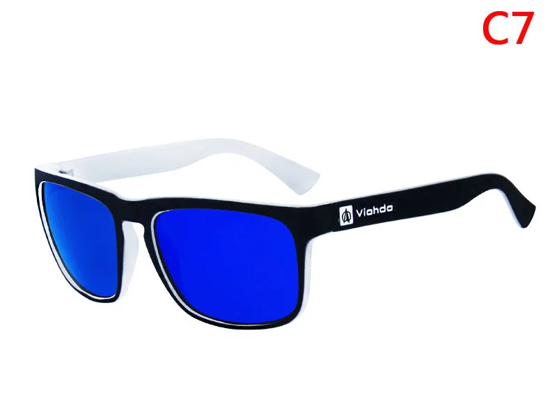 Viahda, брендовые Новые поляризованные солнцезащитные очки, мужские, крутые, для путешествий, солнцезащитные очки, высокое качество, очки для рыбалки, Oculos Gafas - Цвет линз: C7