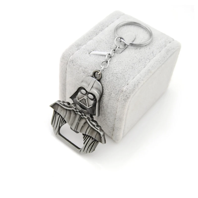 

Bottle Opener Alloy Key Rings Key Chain New Style Design Star Wars Darth Vader Keychain Trinkets for Fans New Brand Gift