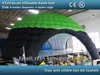 Free shipping 4 entrances 8mx8m inflatable dome tent Inflatable exhibition tent advertising tent 4