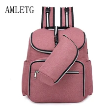 

AMLETG Small Backpack Backpack Women Mini Backpack Polyester Solid Softback Kanken Women Backpack Mochila Bookbag