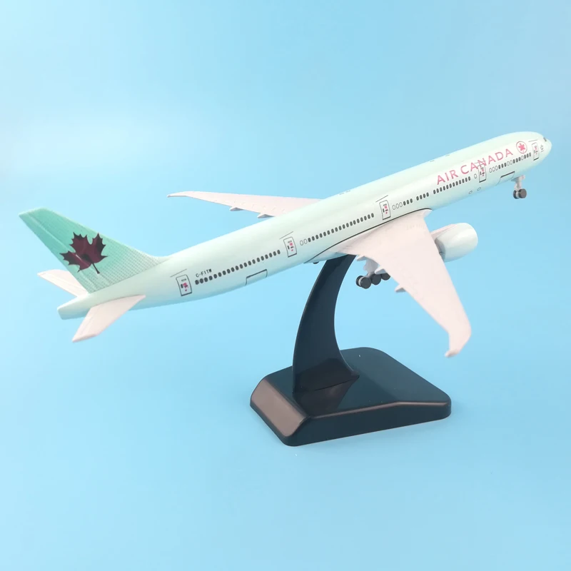 JASON TUTU Plane Model Airplane Model AIR CANAD Boeing 777 Aircraft Model 1:200 Diecast Metal 20cm Airplanes Plane Toy Gift