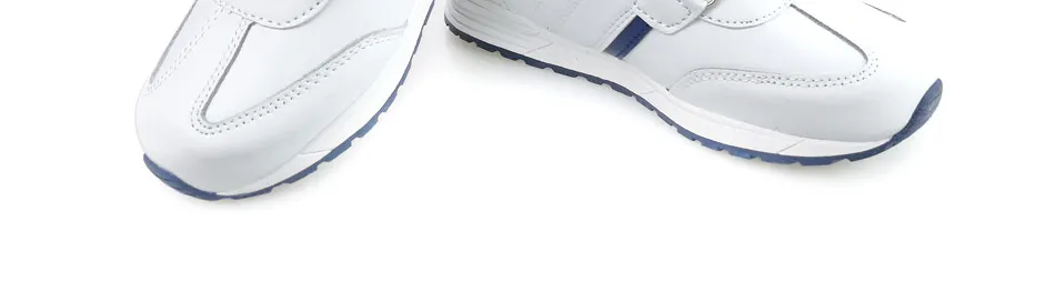 QWEST/Весенняя спортивная обувь для бега на липучке; уличная детская обувь; белые кроссовки для мальчиков; Размеры 30-36; ; 91K-SL-1236