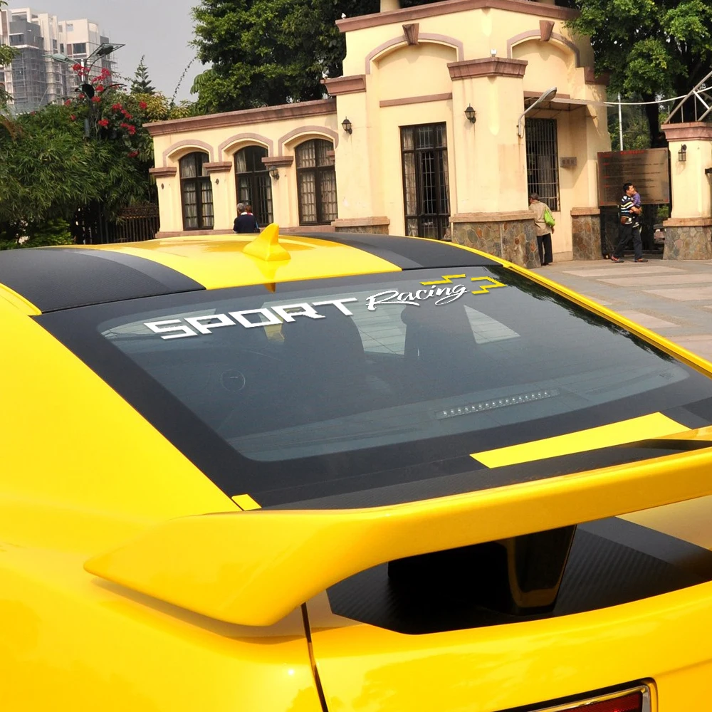 Спортивная наклейка на ветровое стекло гоночного автомобиля окно ветрового