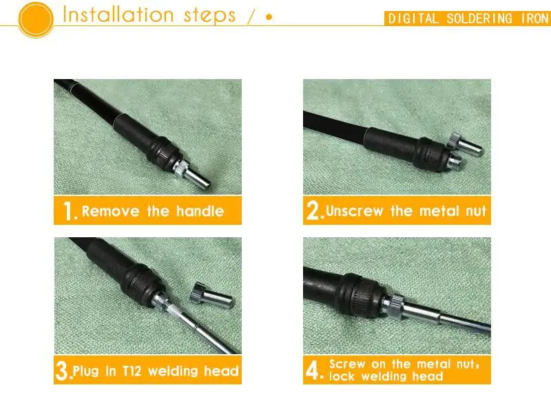 DIY T12 ручка электрический блок основные возможности практичный Цифровой паяльник станция контроллер температуры наборы