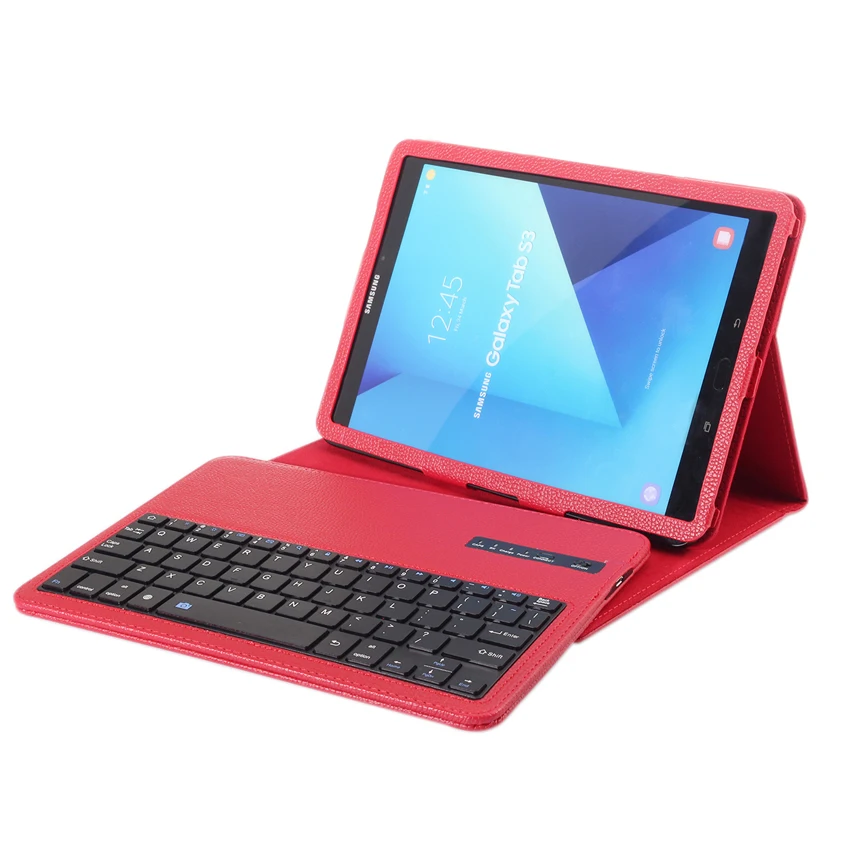 Новый Съемный Bluetooth для Samsung Tab S3 T820 Клавиатура чехол Подставка 9 7 T825 Беспроводная