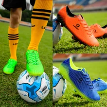 Leoci футбольная обувь детские спортивные тренировочные футбольные бутсы Fg длинные шипы открытый газон футбольные шиповки для футбольной команды
