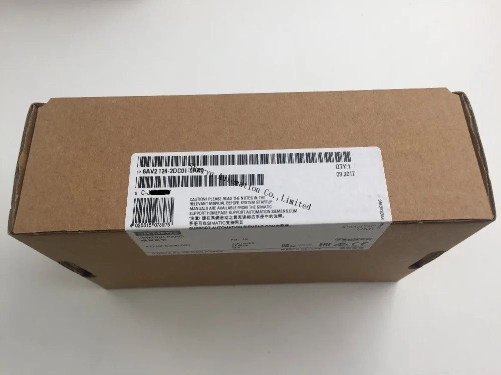 Оригинальная комфортная панель SIMATIC HMI 6AV2124-2DC01-0AX0 KTP400 управление