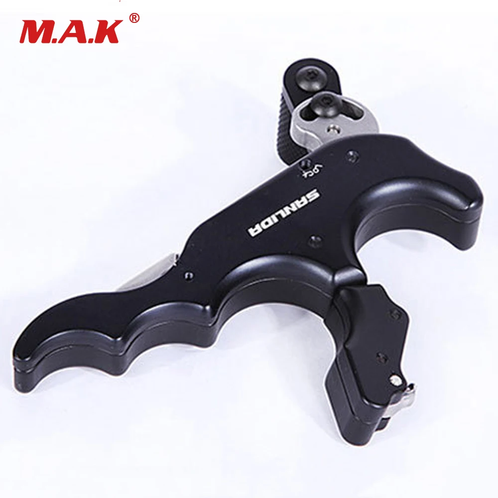

Compound Bow Release 360 Degrees Rotate Self-contained Safety Device Grip Release for Archery Hunting Shooting