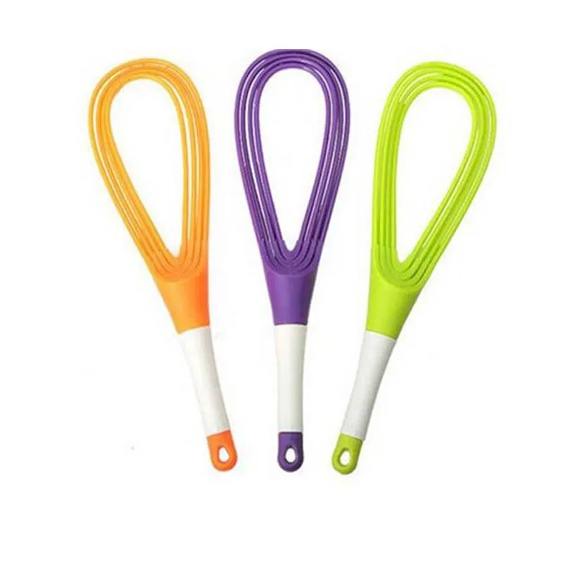 Silicone Egg Beaters Kitchen Tools Hand Egg Mixer Cooking Foamer Wisk