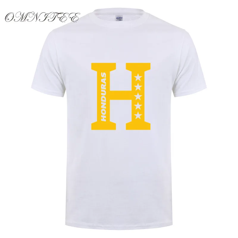 Omnitee летний Гондурас T рубашки мужские хлопковые Летний стиль короткий рукав в стиле «хип-хоп» Для мужчин страна футболка футболки OT-507 - Цвет: as picture