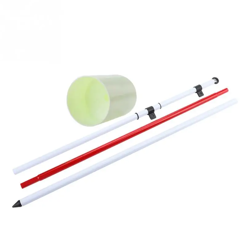 Backyard Golf Practice set Golf Hole Pole Cup Flag Stick Putting Red