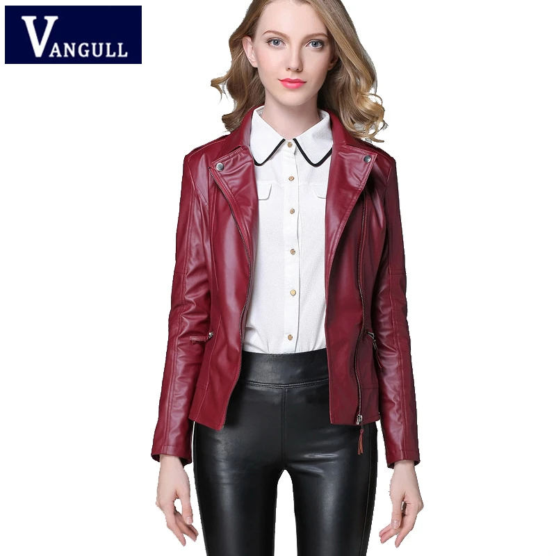 Chaqueta de cuero de moda Otoño Invierno abrigo informal para mujer, chaqueta para motocicleta, ropa de piel sintética de talla grande, prendas de vestir para mujer|jackets on sale for men|clothing chinaclothing