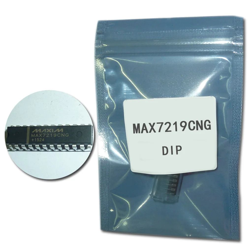 

10PCS MAX7219CNG DIP MAX7219 DIP24 led display driver IC new original