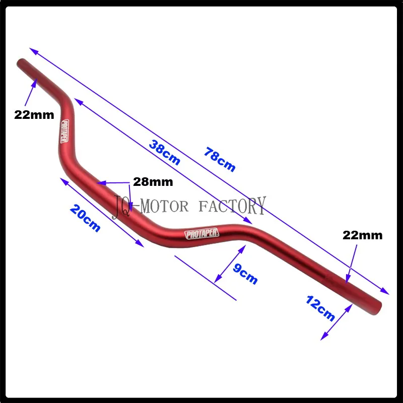 1-1/" Жир Бар 28 мм Руль Ручка Бар Мотоцикл Мотокросс яма Байк для ATV SX F EXC W CRF WRF YZF KLX RMZ эндуро