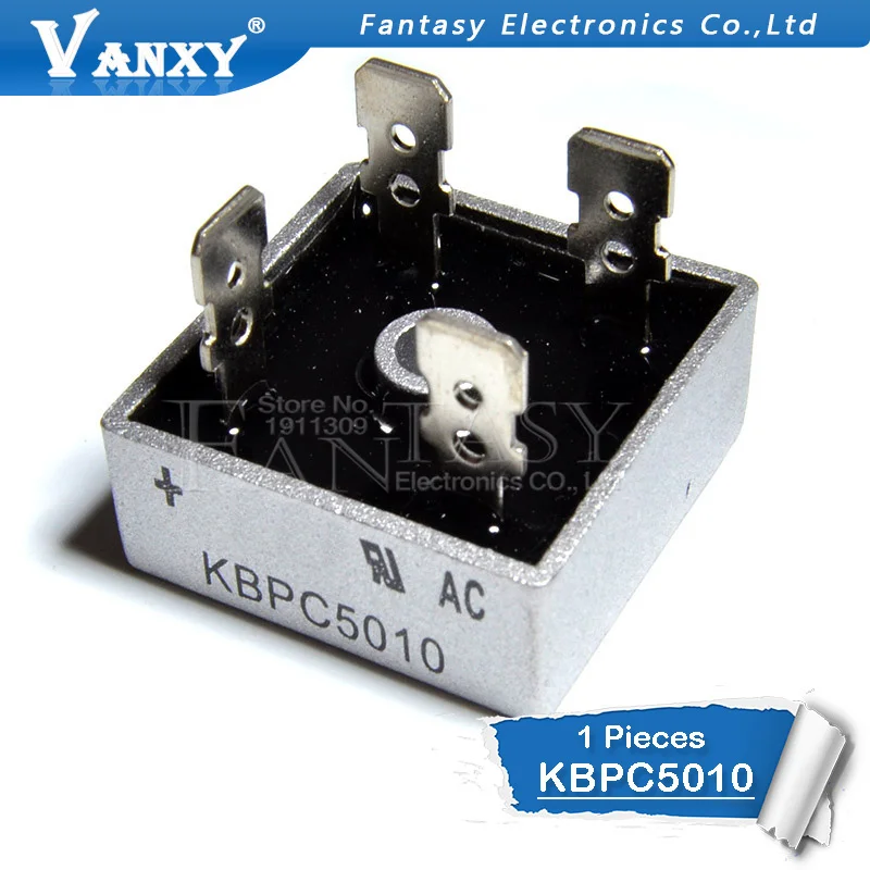 

1PCS KBPC5010 1000V 50A Diode Bridge bridge rectifier new and original IC