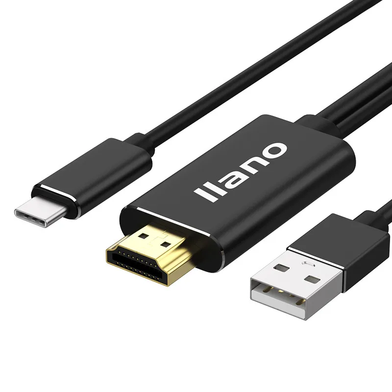 USB C HDMI Cable USB A 4K HD for Samsung Chromebook for Macbook TV Projector Monitor Laptop HDMI